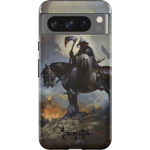 Death Dealer on Horseback by Frazetta Google Pixel 8 Pro Impact Case